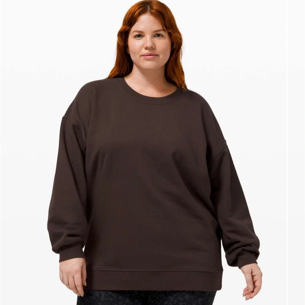 LULULEMON FRENCH PRESS PERFECTLY OVERSIZE SWEATSHIRT SZ 6